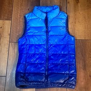 Dark and light blue vest